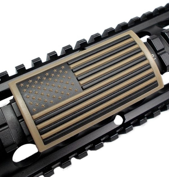 CUSTOM GUN RAILS US Flag レイル パーツ サバゲー Custom Gun Rails – Coyote Tan Flag – Stars Left – Battle Mug