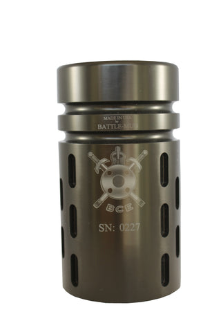 BattleComp Highball Glass Engraved Insignia