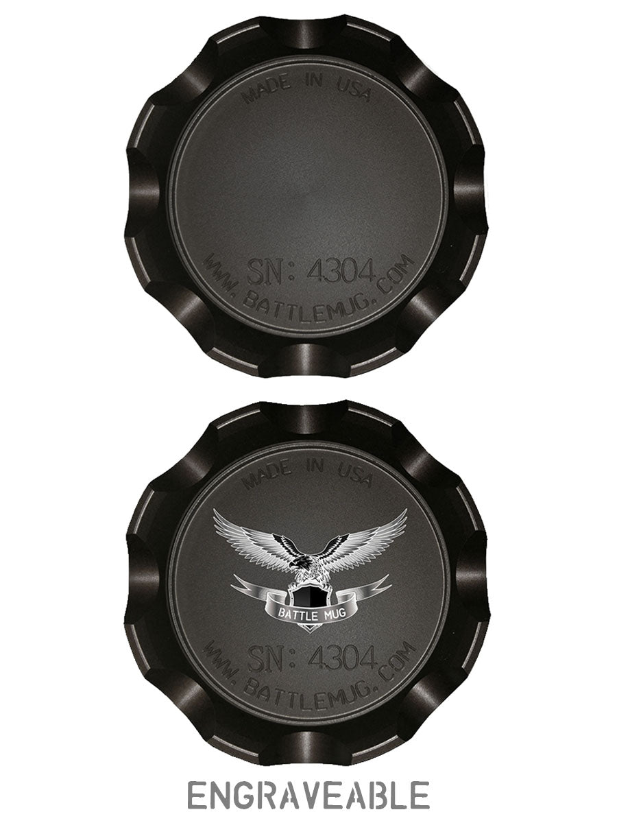 Combat Cup Engraved Insignia and Text